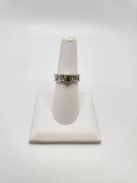 Petite Connection Peridot Gem Band Ring by RYAN EURE