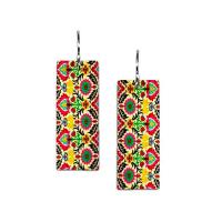 Persian Medium Rectangle Earrings by KATHLEEN HUBBARD