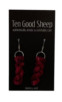 Yarn Skein Earring 10 by TEN GOOD SHEEP