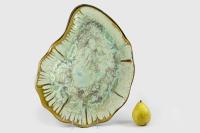 Oyster Plate large Mint by ALISON EVANS
