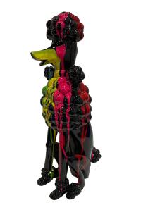 II Plus Black Expressionist Poodle by INTERIOR ILLUSIONS