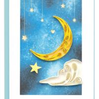 Moon & Stars by QUILLING CARD