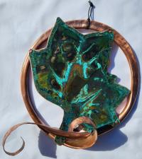 Tulip Poplar Outdoor Medallion by CATHY VAUGHN