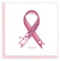 Breast Cancer Ribbon SO719 by QUILLING CARD