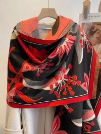 Red/Black Garden Wrap by WINDING RIVER