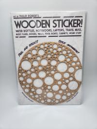 Bubbles Design Wood Sticker by PHILIP ROBERTS
