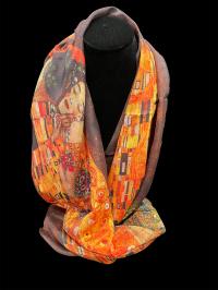 "The Kiss" Silk Scarf 9617 by COCOON HOUSE