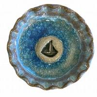 Sailboat Dish by DOWN TO EARTH POTTERY